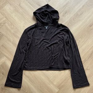 Athleta cropped hooded sweater - SZ XS - EUC